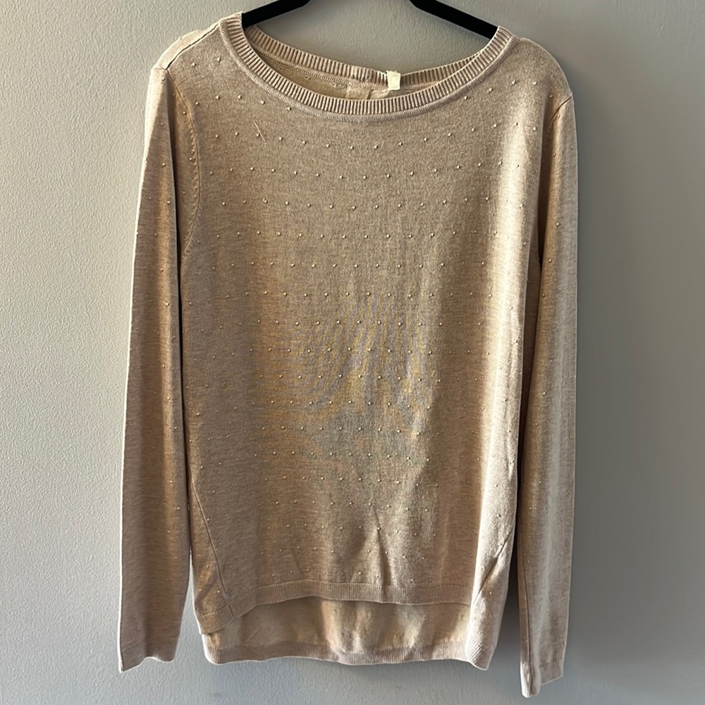 NWT TeeBerry & Weave (Stitch Fix) Sweater (Tan, size S)